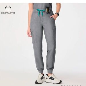 High Waisted Uman Relaxed Jogger Scrub Pants
